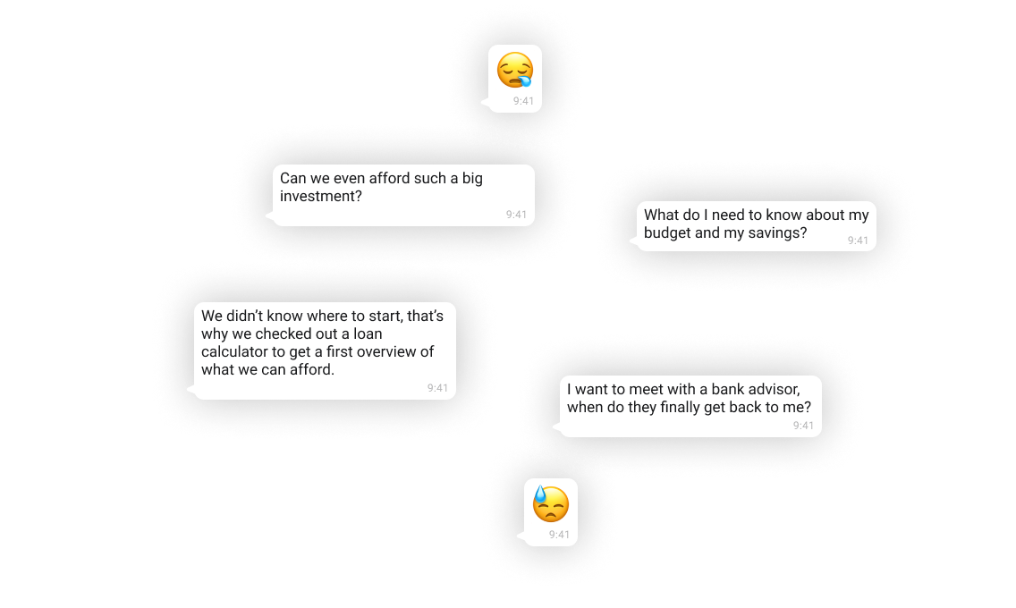 Messages with opinions of users