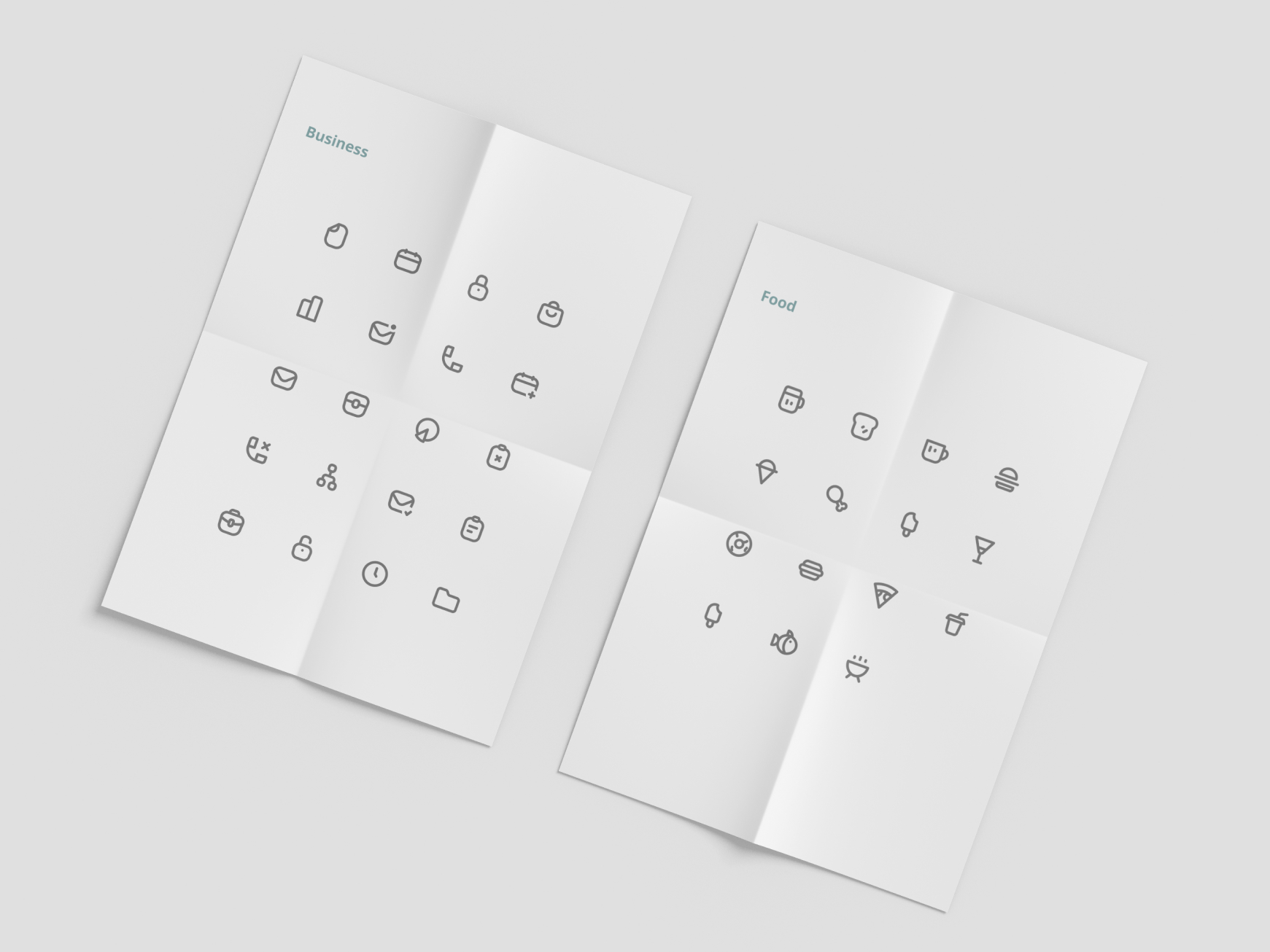 Mockup Icons Paper